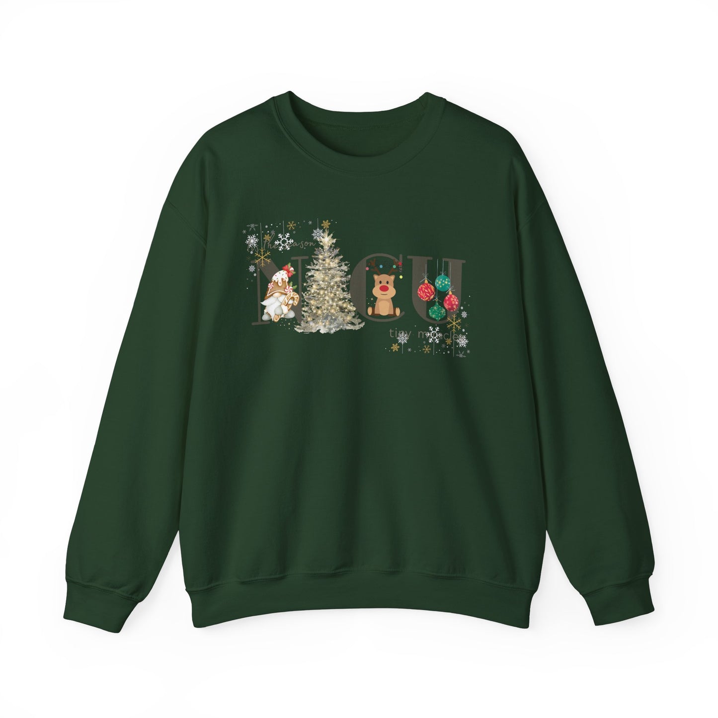 Tis the Season for Tiny Miracles NICU Crewneck Sweatshirt
