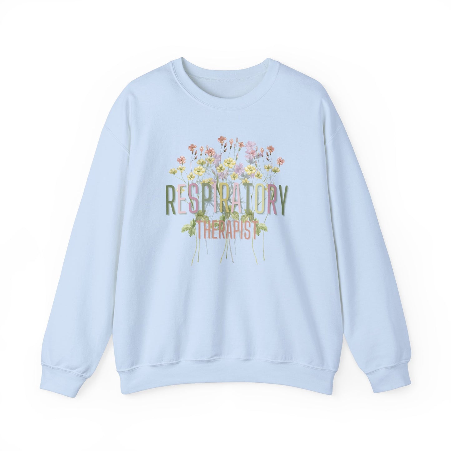 Spring Respiratory Therapist Crewneck Sweatshirt