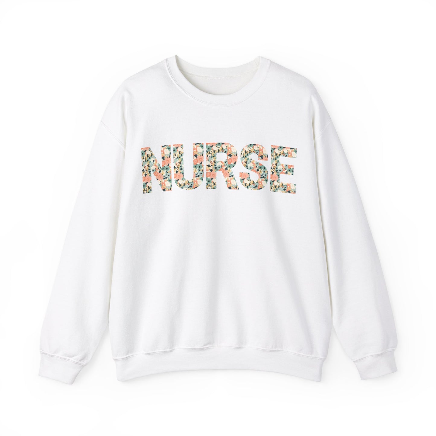 NURSE Flower Crewneck Sweatshirt