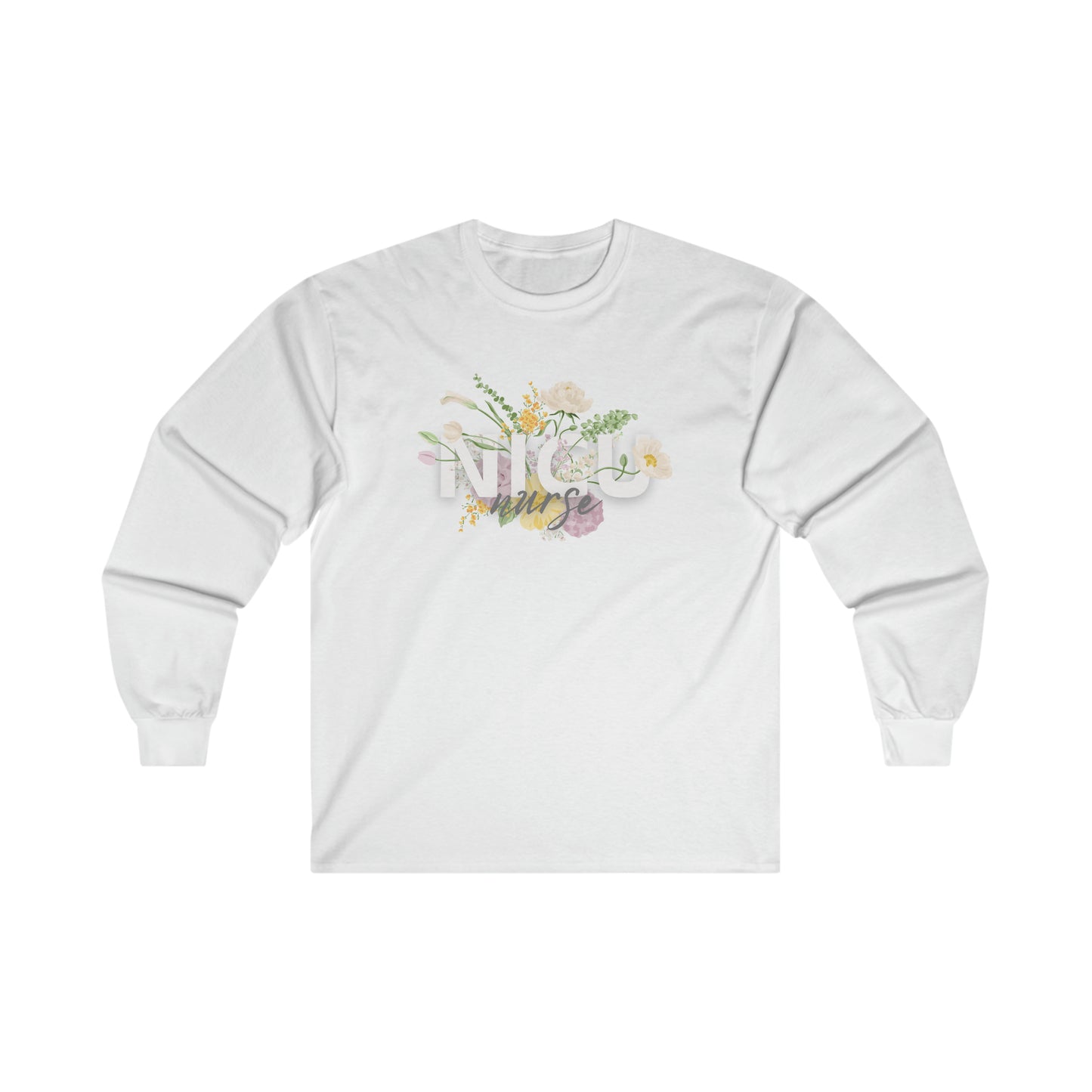 Floral NICU Long Sleeve Tee