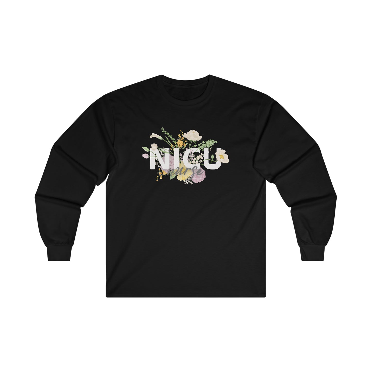 Floral NICU Long Sleeve Tee