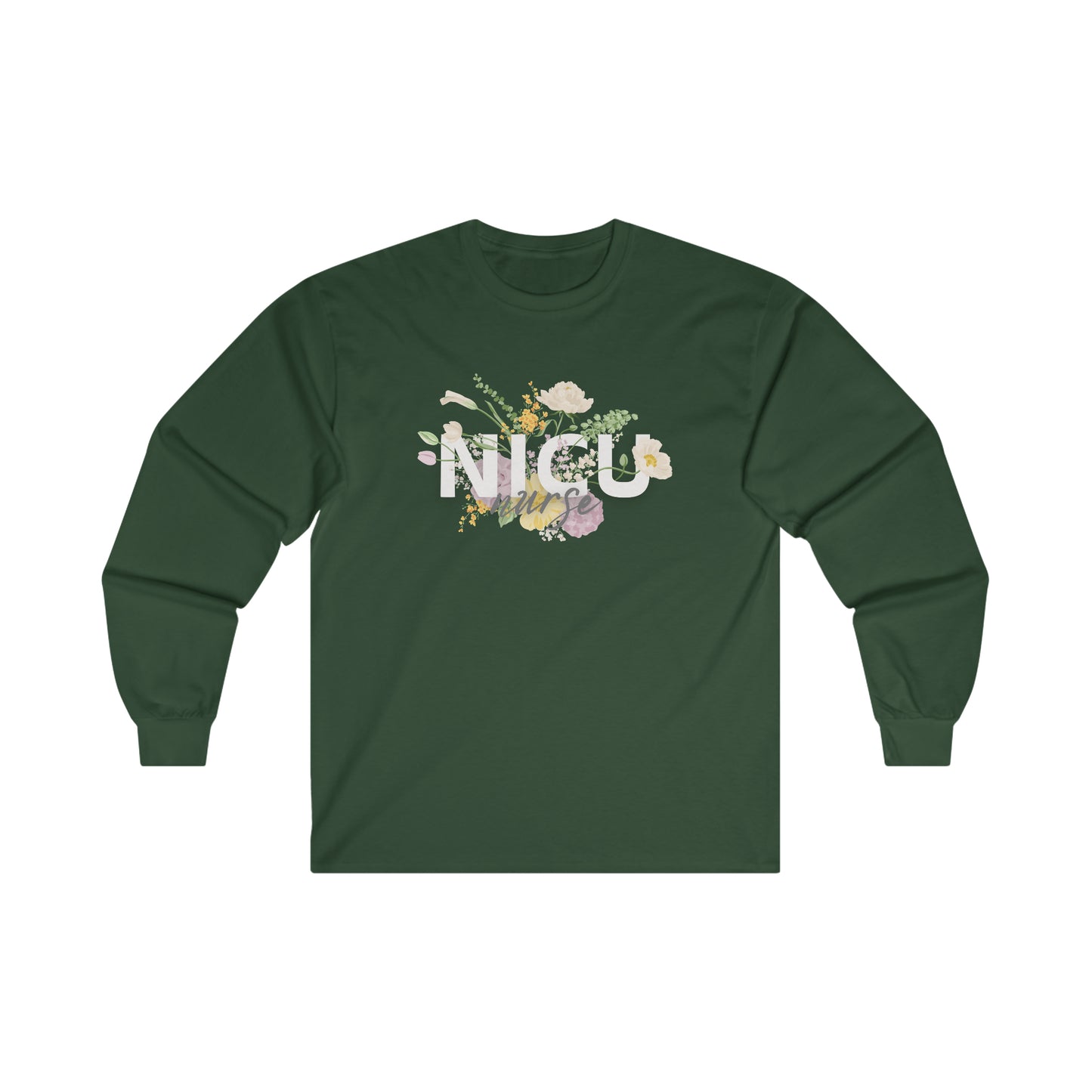 Floral NICU Long Sleeve Tee