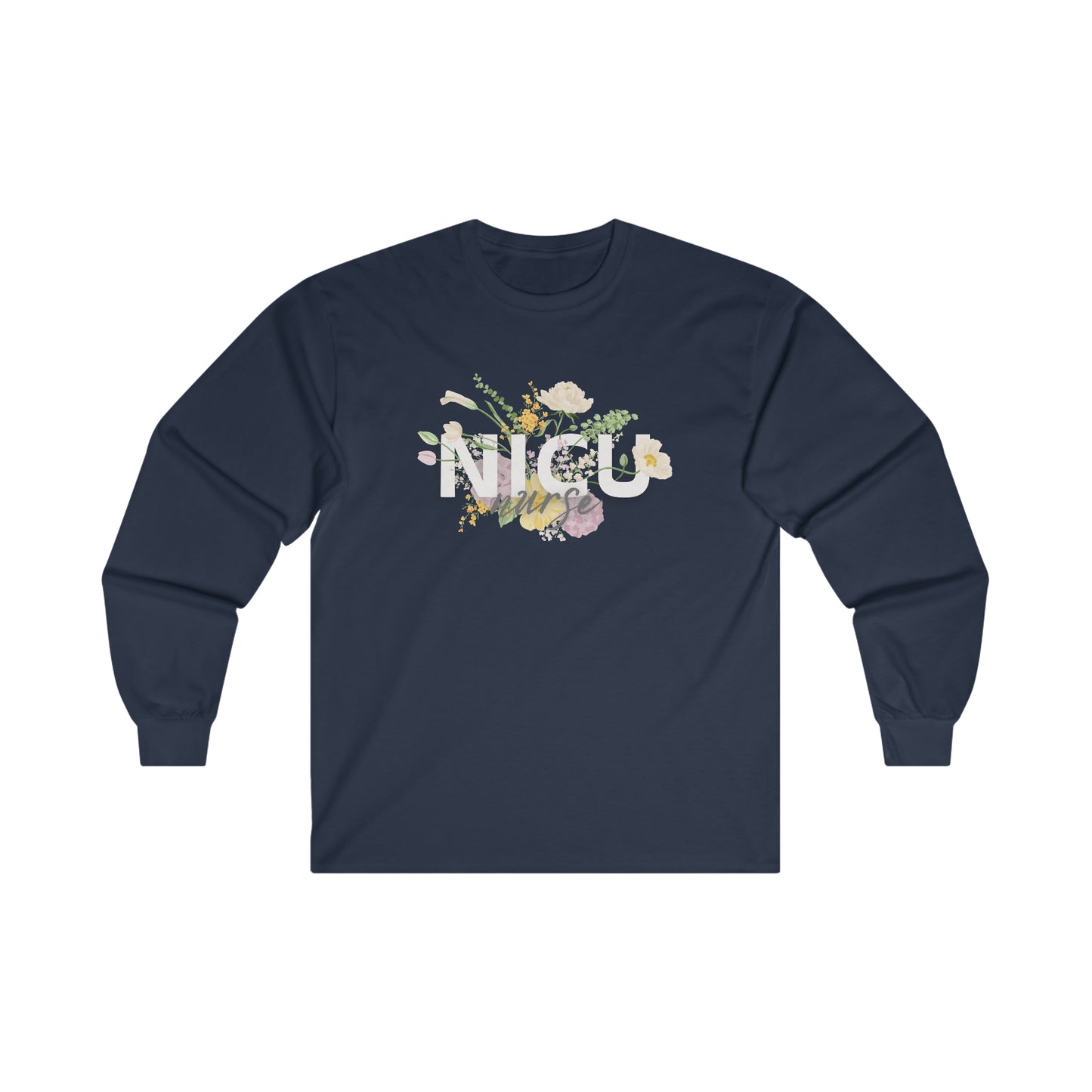Floral NICU Long Sleeve Tee